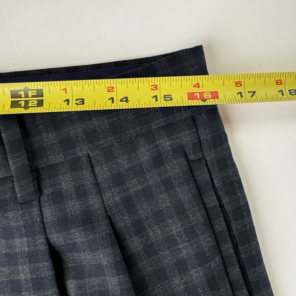 Scotch & Soda Amsterdam Couture Plaid Cuffed Pants 30x27 Wool Blend - Picture 5 of 15